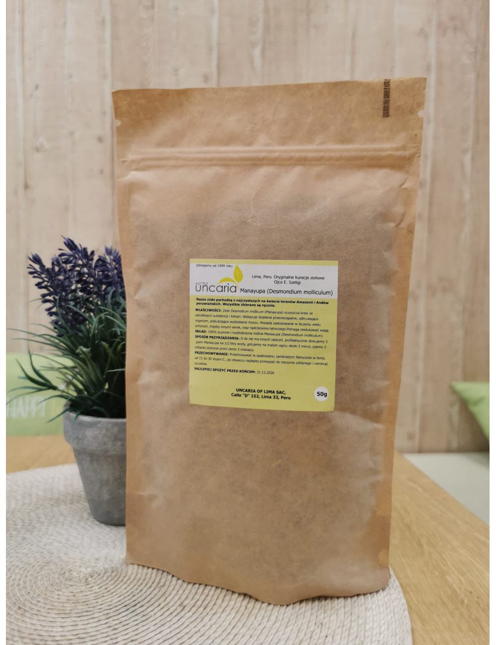 Cuti Cuti Original Peruvian Herbs 50g, Instytut Uncaria