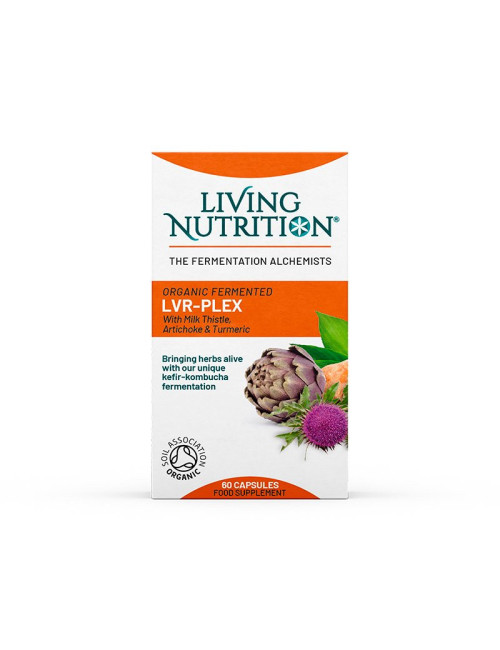 Living Nutrition Organic Fermented LVR-Plex | Liver Support Capsules