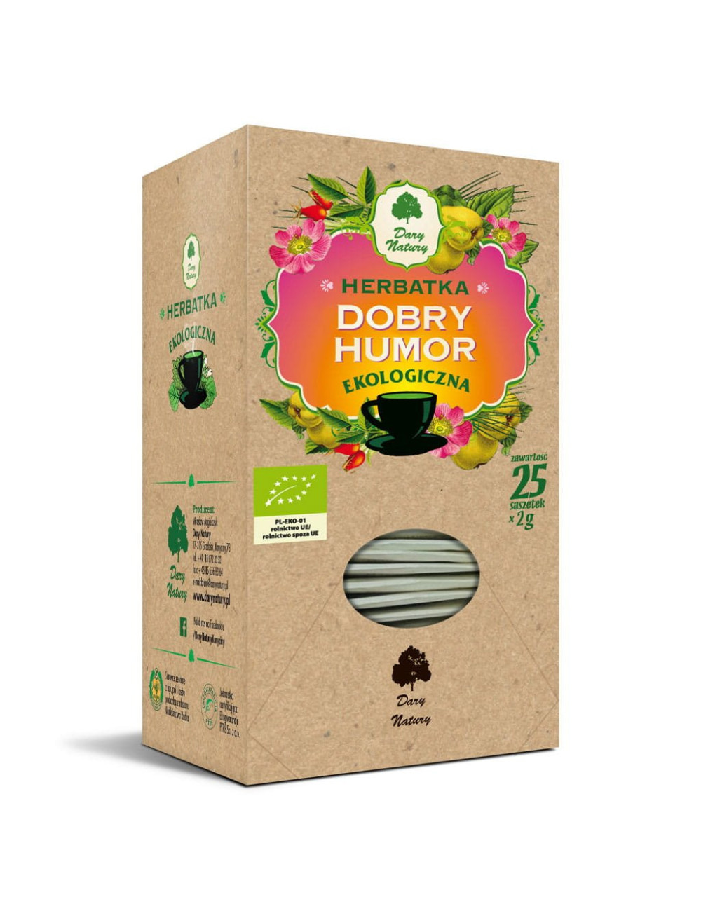 GOOD MOOD TEA ecological, Dary Natury 25 tea bags / Dobry Humor :)
